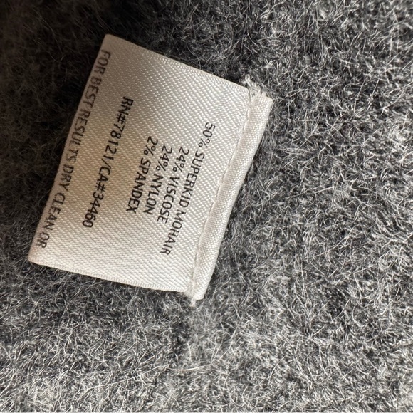 Eileen Fisher Women’s Wool cardigan Size Small Gray Open front - Picture 6 of 7